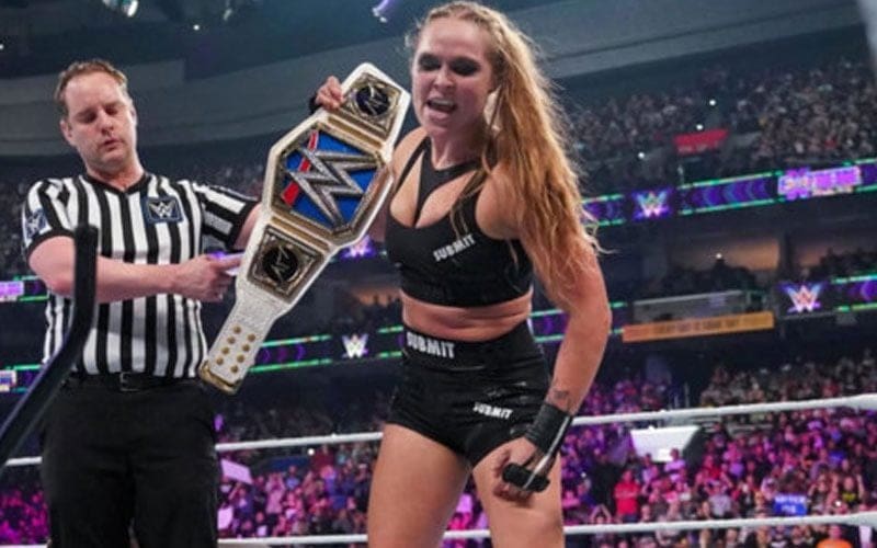 Ronda Rousey Wants WWE To Re-Name Their Women’s Titles
