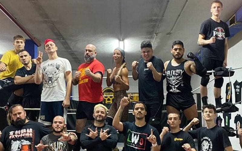 Sasha Banks Trains At Lucha Libre Barcelona