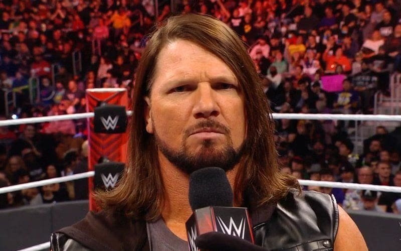 AJ Styles Hasn’t Won A WWE Premium Live Event Match In 3 Years