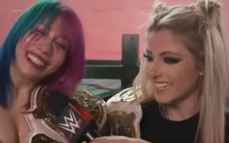 Alexa Bliss & Asuka React to Winning The WWE Women’s Tag Team Titles