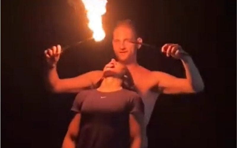 WWE NXT Newcomer Dani Palmer Swallows A Fireball In Incredible Video