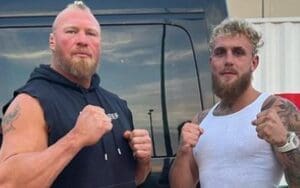 Jake Paul Links Up With Brock Lesnar Before WWE Crown Jewel
