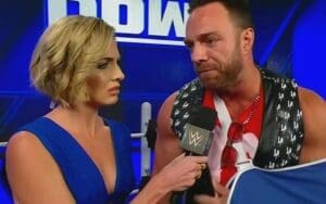 LA Knight Appears On WWE SmackDown With Arm Brace LA Knight Appears On WWE SmackDown With Arm Brace