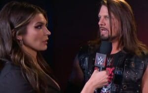 AJ Styles Asks Cathy Kelley To Handle His Rhea Ripley Problem AJ Styles Asks Cathy Kelley To Handle His Rhea Ripley Problem