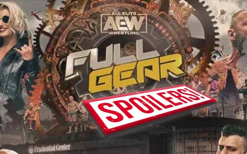 Likely Spoilers For AEW Full Gear 2022 Match Results