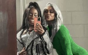 Jade Cargill & Naomi Link Up To Watch Hawks Vs Thunder Game Jade Cargill & Naomi Link Up To Watch Hawks Vs Thunder Game