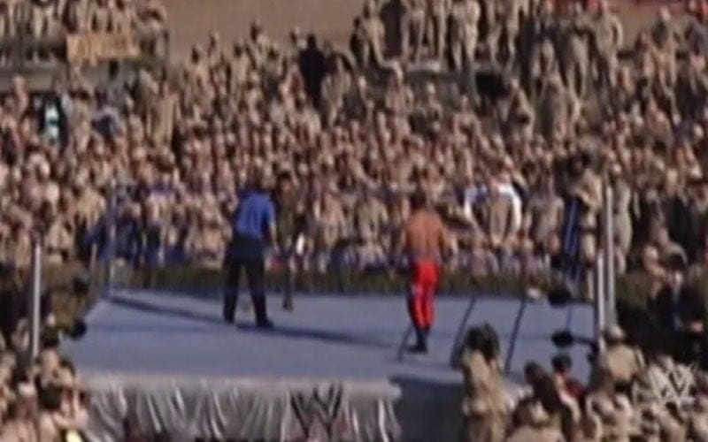 Chris Benoit Appears During WWE Tribute To The Troops Vignette