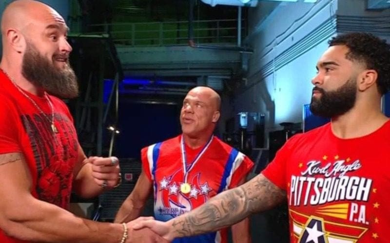 Gable Steveson Appears Alongside Kurt Angle During WWE SmackDown