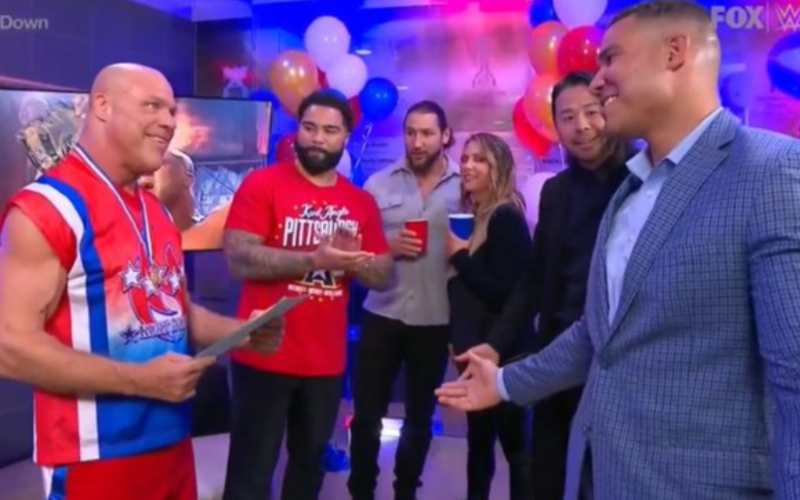 Kurt Angle Reacts To Huge Spike In WWE SmackDown Ratings After His Special Appearance
