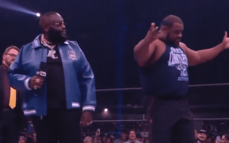 Rick Ross Drops F-bomb During Live Promo On AEW Dynamite