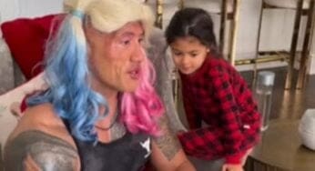 The Rock Jokes He Lost His Dignity After Daughters Give Him A Makeover