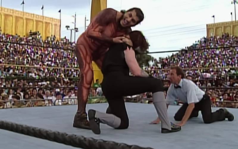 WWE Referee Was Knocked ‘Out Cold’ During Infamous Undertaker WrestleMania Match