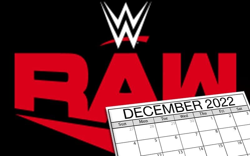 WWE Planning Special Episode For Last RAW Of 2022