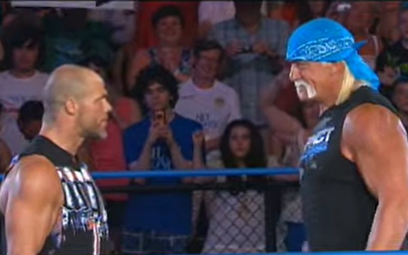 Kurt Angle Did Not Realize He Wrestled In Hulk Hogan’s Retirement Match