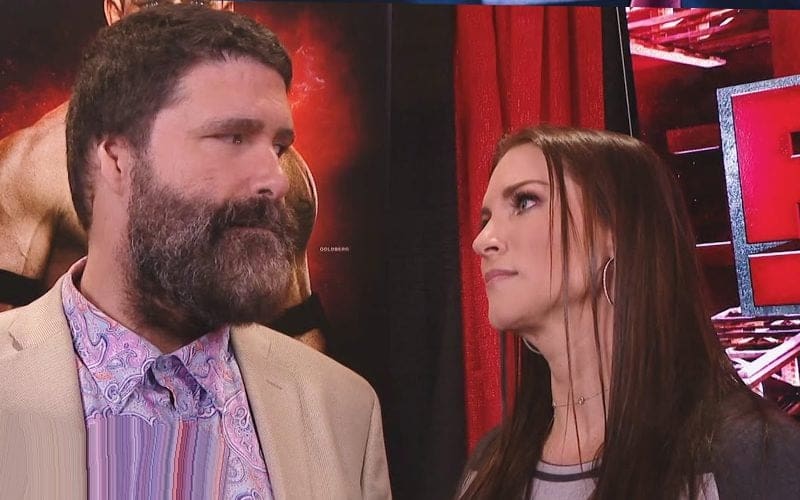 Mick Foley Admits Stephanie McMahon Rescued Him During Promos When He Forgot His Lines