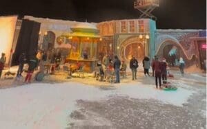 The Rock Reveals Behind-The-Scenes Footage Of New Christmas Movie The Rock Reveals Behind-The-Scenes Footage Of New Christmas Movie