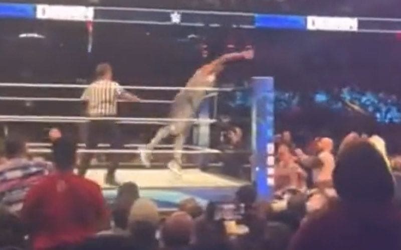 Alternative Angle Of Top Dolla’s Brutal Botch On WWE SmackDown