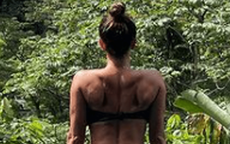 Ex WWE Personality Charly Caruso Shows Off With Cheeky Bikini