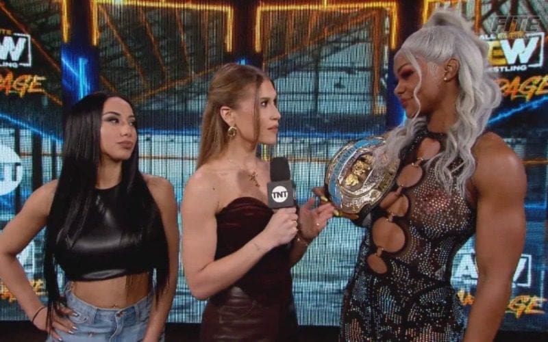 Red Velvet Booted From The Baddies During AEW Rampage