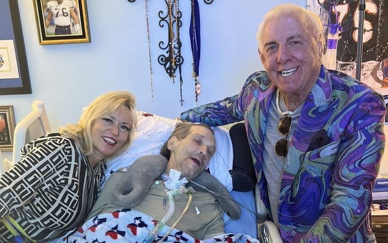 Ric Flair Visits Steve McMichael In The Hospital To Watch WWE SmackDown