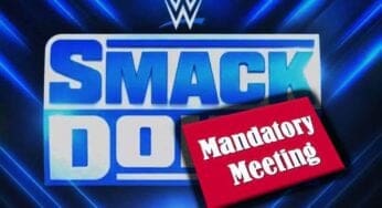 WWE Holding Meeting For Talent Before SmackDown