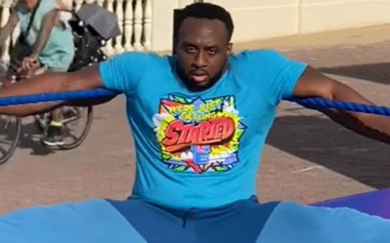 Big E Spotted Gyrating In The Ring During New Day Reunion