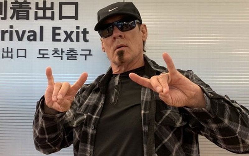Sting Arrives In Japan For The Great Muta’s Retirement Match