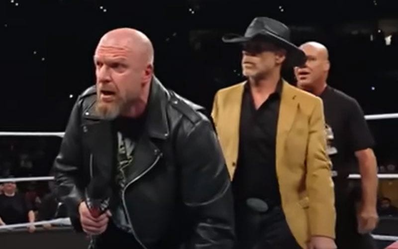 Triple H Caught Giving Special Instructions To Shawn Michaels During RAW Is XXX Segment