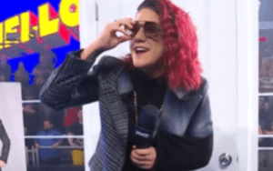 Bayley Shows Up In Sling During WWE NXT Bayley Shows Up In Sling During WWE NXT