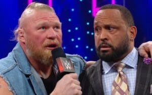 Brock Lesnar Accepts Omos’ Challenge For Match At WWE WrestleMania 39 Brock Lesnar Accepts Omos' Challenge For Match At WWE WrestleMania 39