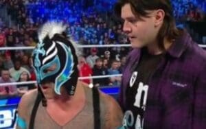 Dominik Mysterio Says He Has A Better Relationship With The Judgment Day Than His Dad Rey Mysterio Refuses To Hit Dominik Mysterio During Heated Confrontation On WWE SmackDown