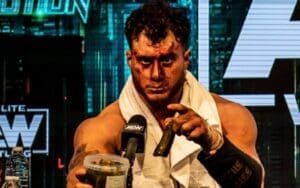 MJF Says There’s Only One Pillar Holding Up AEW After Revolution MJF Says There's Only One Pillar Holding Up AEW After Revolution
