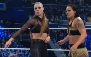 Ronda Rousey Shows Up In Arm Sling During WWE SmackDown Ronda Rousey Shows Up In Arm Sling During WWE SmackDown