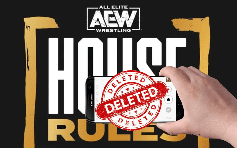 AEW Targets Embarrassing Fan Footage From House Rules Event