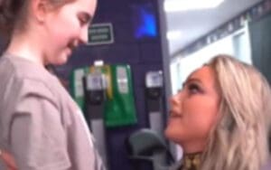 Liv Morgan Comforts Crying Child After Loss On WWE SmackDown Liv Morgan Comforts Crying Child After Loss On WWE SmackDown