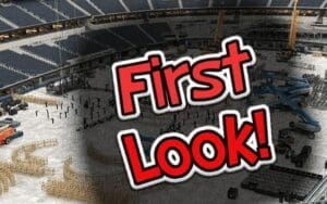 WWE Started Building WrestleMania 39 Set In SoFi Stadium WWE Started Building WrestleMania 39 Set In SoFi Stadium