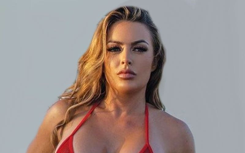Mandy Rose Dazzles In Jaw-Dropping Red Bikini Cover Photos
