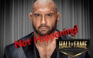 Why Batista Isn't Getting WWE Hall Of Fame Induction This Year