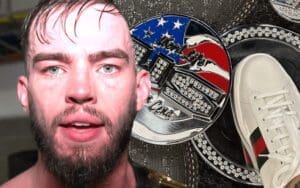 Austin Theory Stomps On John Cena's Spinning WWE United States Title
