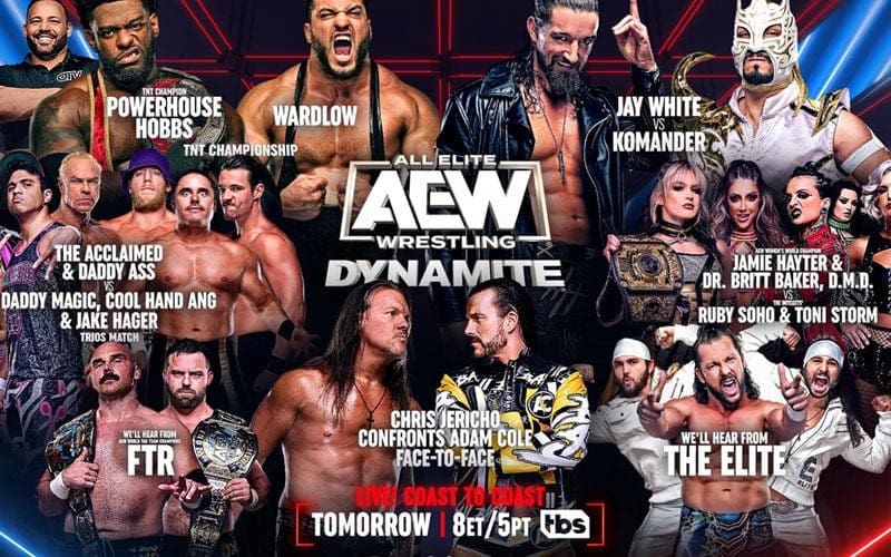 AEW Dynamite Preview & Spoilers (4/19): Title Match, Jay White’s Debut, and Chris Jericho vs. Adam Cole