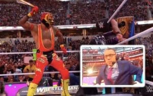 Michael Cole's Reaction to Rey Mysterio Spanking Dominik Goes Viral After WrestleMania 39