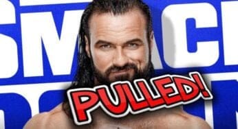 Drew McIntyre Mysteriously Pulled From WWE SmackDown This Week