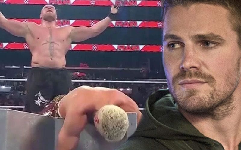 Stephen Amell Says WWE Ruined His Life After Cody Rhodes Gets Destroyed on WWE RAW