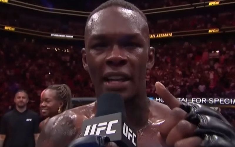 Israel Adesanya’s Manager Says Competing In A WWE Match Is Definitely On His Bucket List