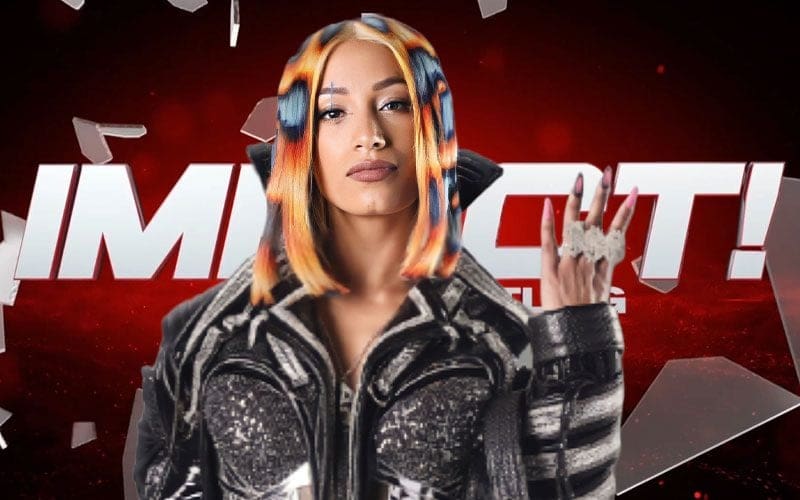 Mercedes Mone Backstage At Impact Wrestling Television Taping Event