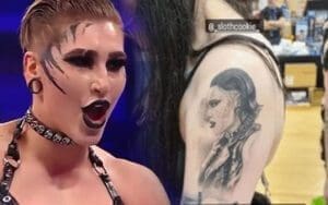 Rhea Ripley Reacts to Fan's Crazy Tattoo Tribute