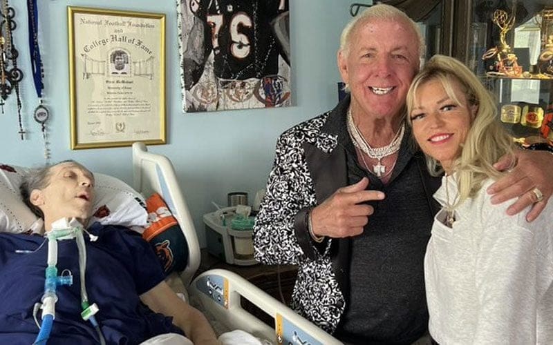 Ric Flair Visits Steve ‘Mongo’ McMichael As His Condition Continues To Deteriorate
