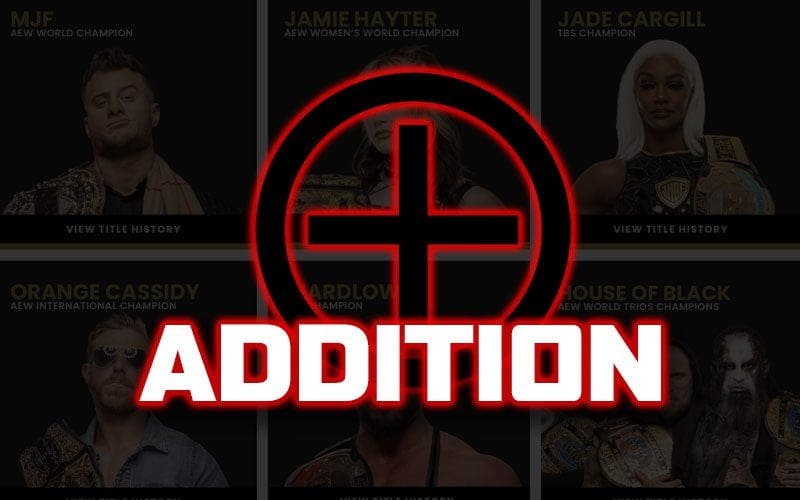AEW Adds New Name to Roster Page