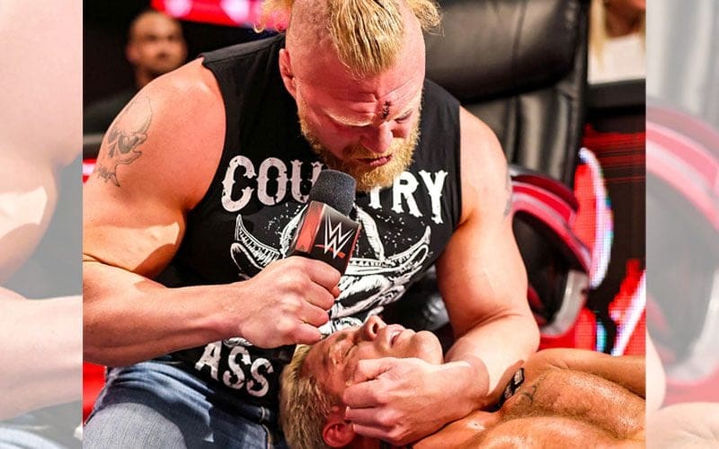 WWE Piped In Crowd Reaction During Brock Lesnar & Cody Rhodes Segment On RAW