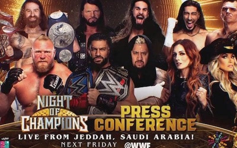 WWE Night of Champions Press Conference: Cody Rhodes ‘Broken Arm,’ Roman Reigns Walks Off Stage, More